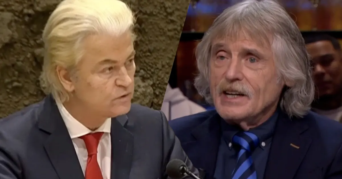 Johan Derksen hoort Geert Wilders over GroenLinks-PvdA: 'Eigenlijk heeft hij groot gelijk!'