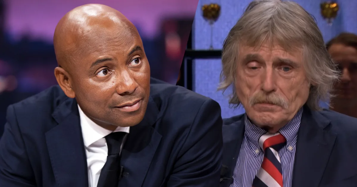 Johan Derksen hoort reactie van Humberto Tan op zijn uitspraken: 'Ik vind het niet leuk'