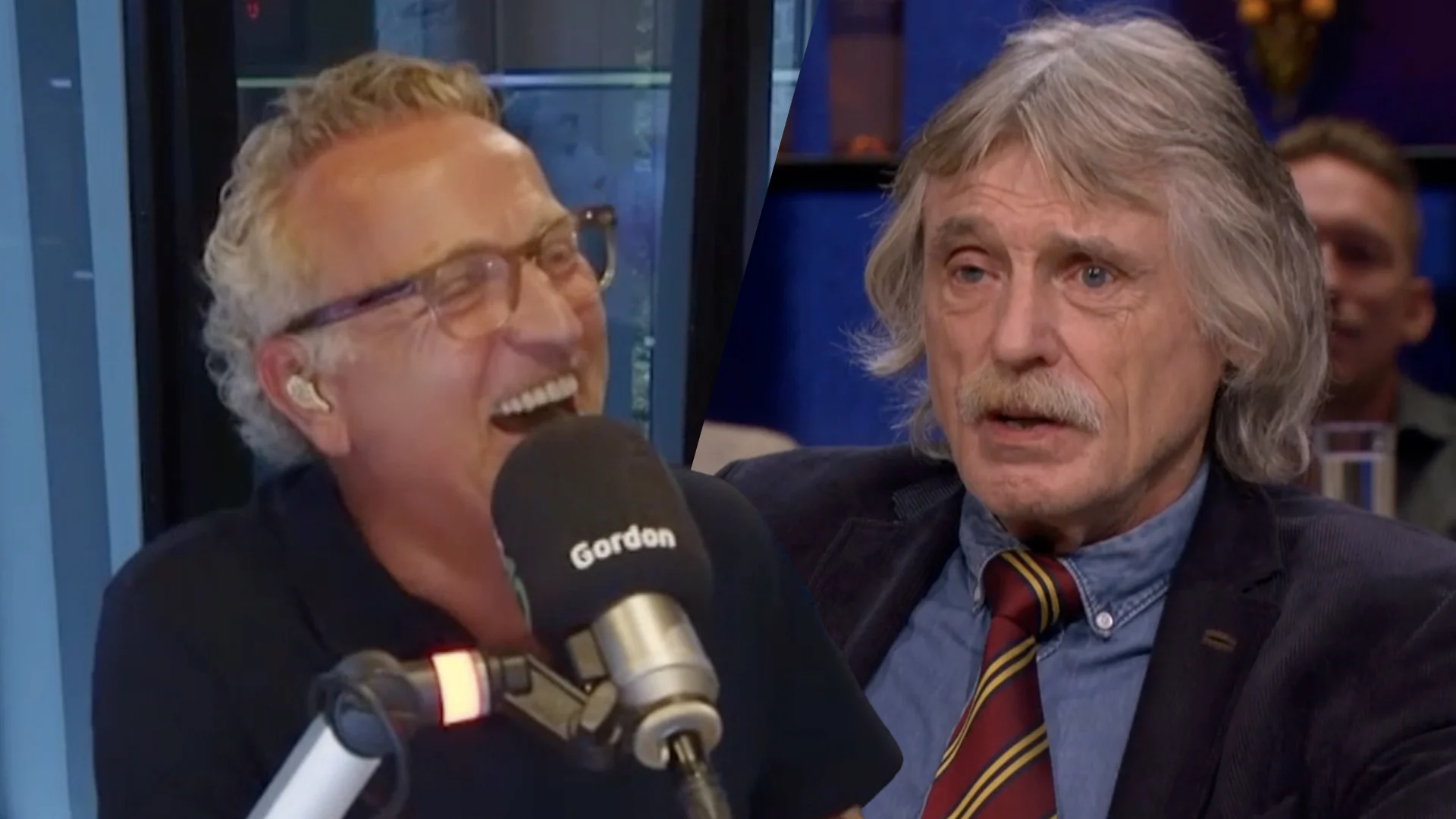 Johan Derksen ziet Gordon in ochtendshow Radio 10: 'Een belediging naar je luisteraars toe'