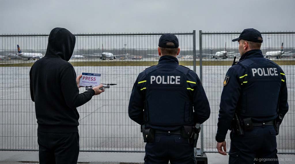 2 journalisten staande gehouden bij Brussels Airport, drone in beslag genomen