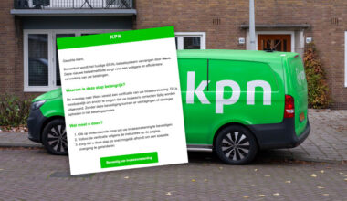 KPN-phishingmail in omloop: ‘Nieuw online betaalsysteem Wero vervangt iDEAL, bevestig nu je incassorekening’