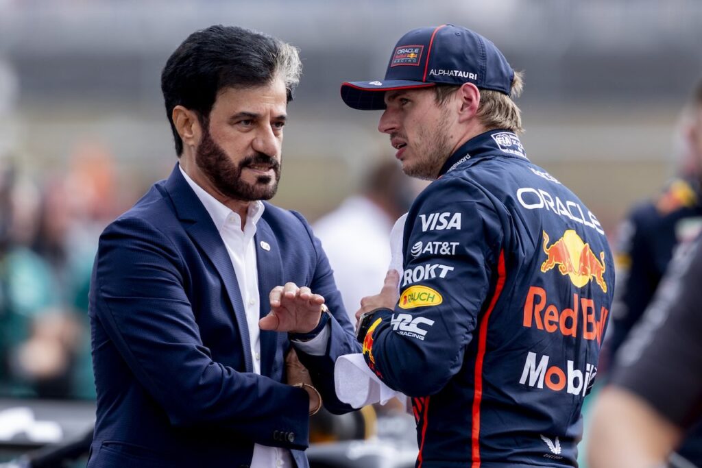 Mohammed Ben Sulayem en Max Verstappen