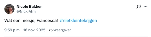 Niet Klein te Krijgen
