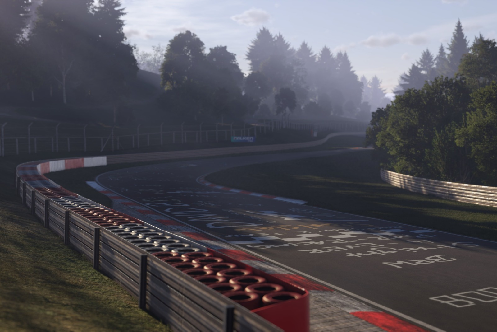 De Nürburgring Nordschleife kan niet ontbreken in een game als Project Motor Racing.