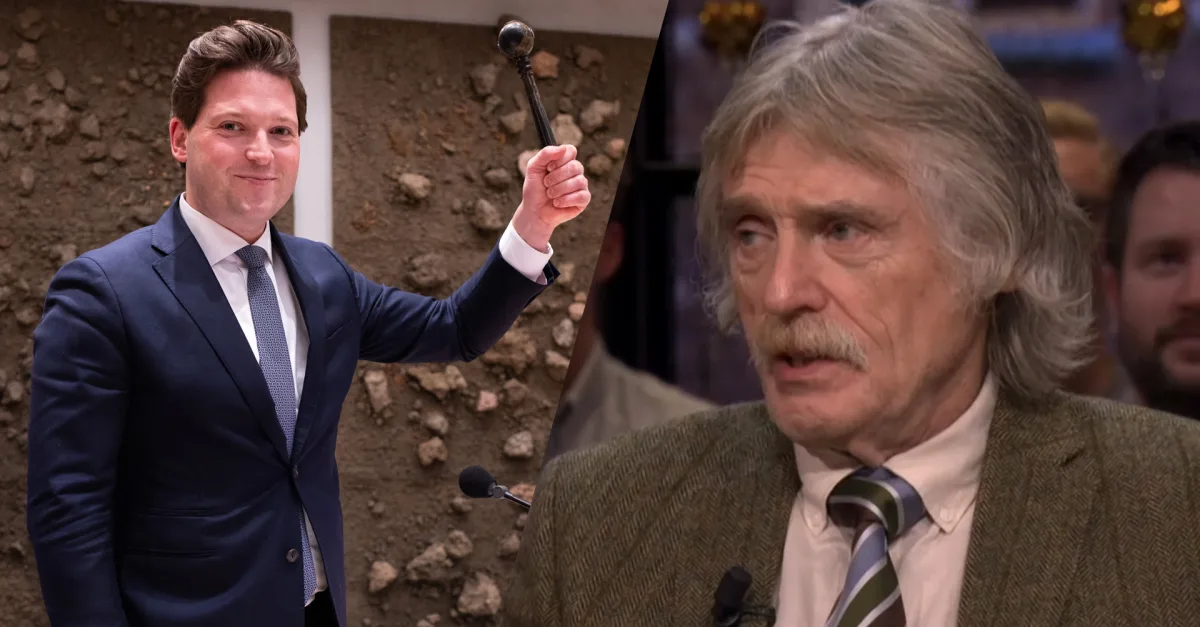 René van der Gijp en Johan Derksen eensgezind over nieuwe Tweede Kamervoorzitter: 'Snotneus!'