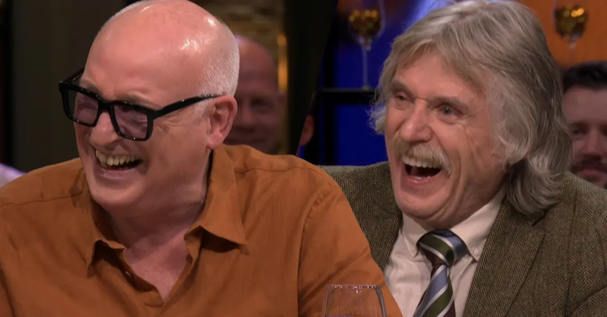 René van der Gijp en Johan Derksen vertellen kostelijke anekdotes over saunaclub Diana