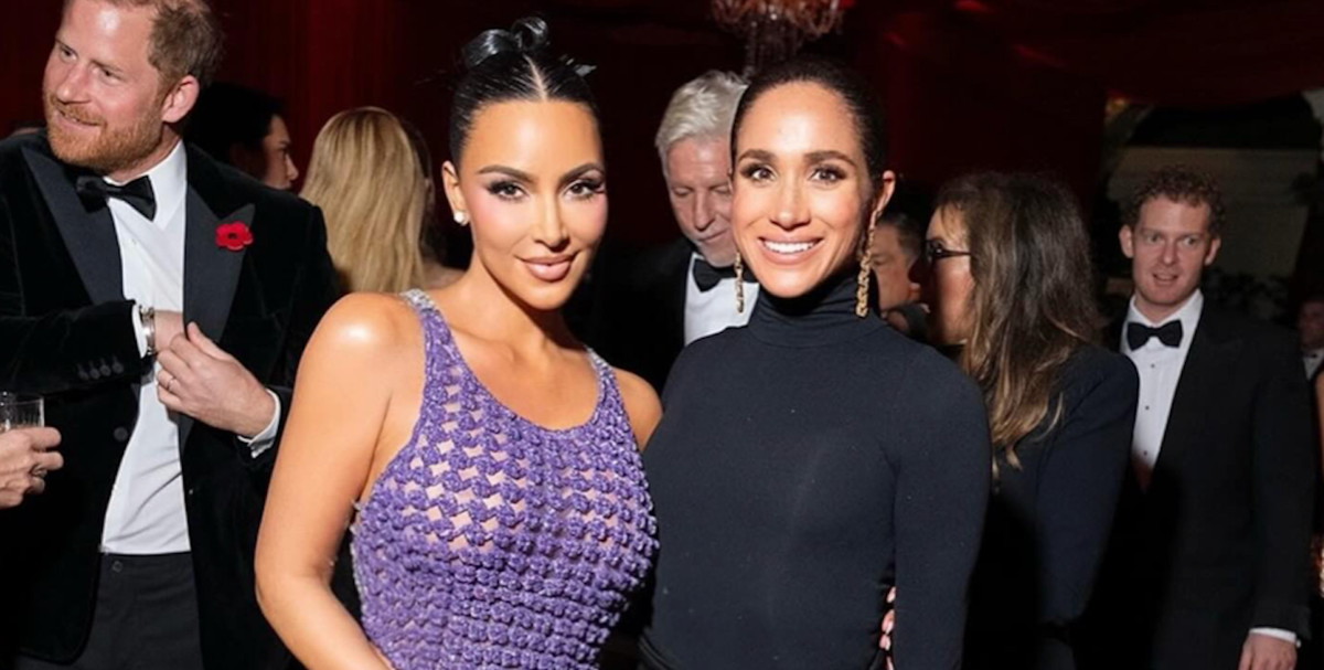 Kim K. verwijdert stilletjes foto's van Meghan Markle en prins Harry