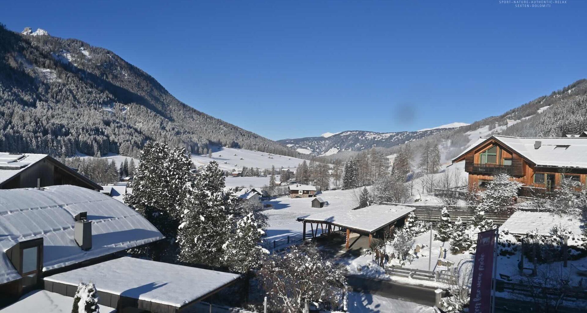 genieten van Kaiserwetter na de sneeuwval in de Alpen