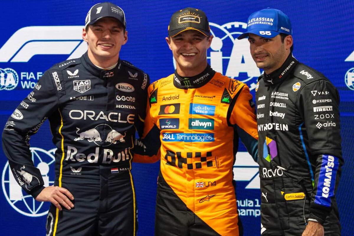 Startopstelling Grand Prix van Las Vegas