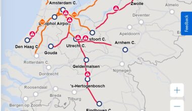 Ook op dinsdag veel storingen op het spoor