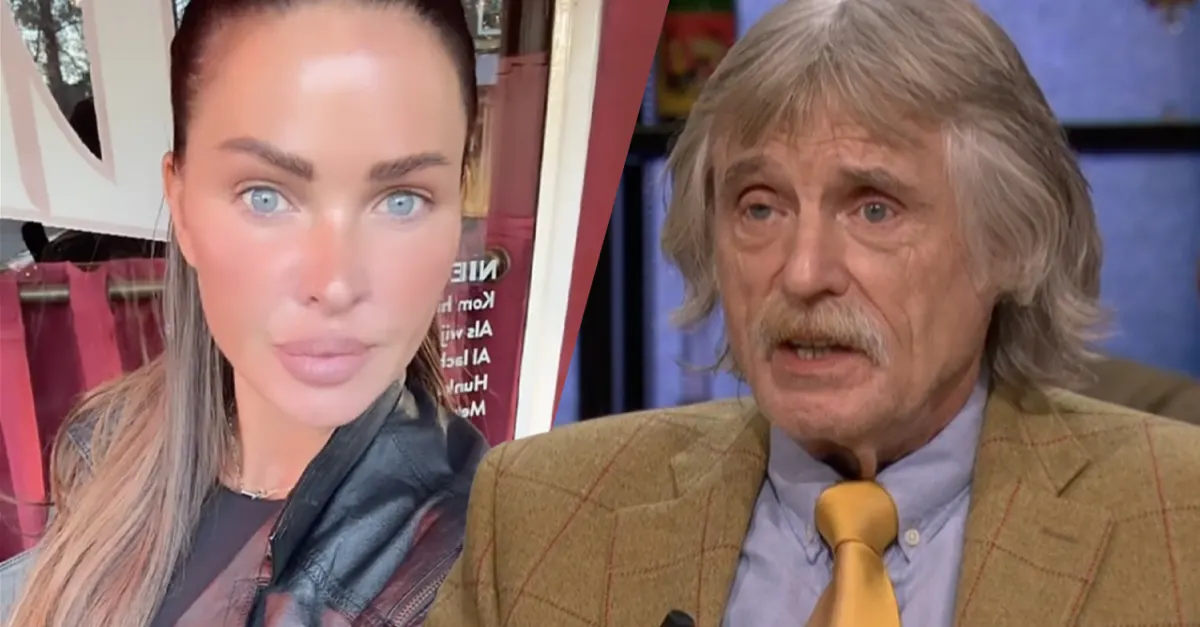 Sylvia Geersen haalt uit naar Johan Derksen: 'Hij moet helemaal z'n mond dichthouden!'