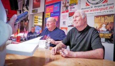 Golden Earring drummer Cesar Zuiderwijk presenteert biografie in Bergen op Zoom