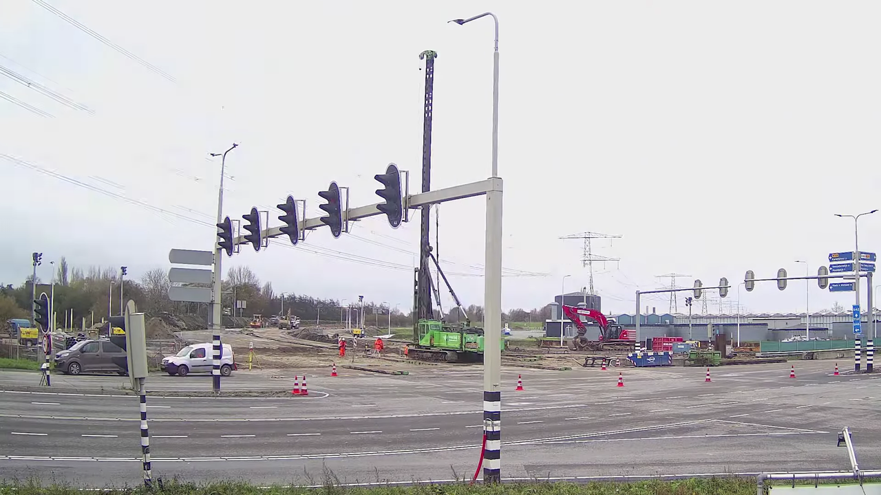 In beeld: werkzaamheden Wippolderlaan en Westlandroute - WOS Nieuws