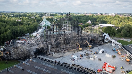 Brand Tomorrowland die hoofdpodium verwoestte mogelijk ontstaan in vuurschaal