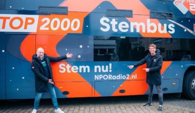 hier stopt de Top 2000 Stembus in onze stad