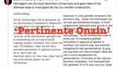 Zaanstad, Maastricht en Leiden: Wilders' aantijging over gesjoemel met stembussen is onzin
