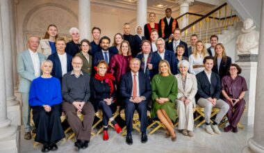 Martijn en Jeroen Krabbé aan koninklijke lunchtafel