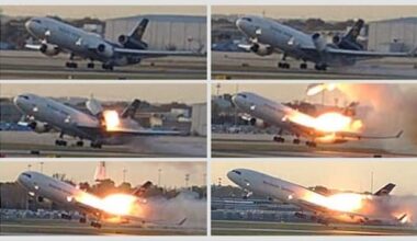 Nieuwe foto's vrachttoestel Louisville tonen hoe motor voor crash losraakt