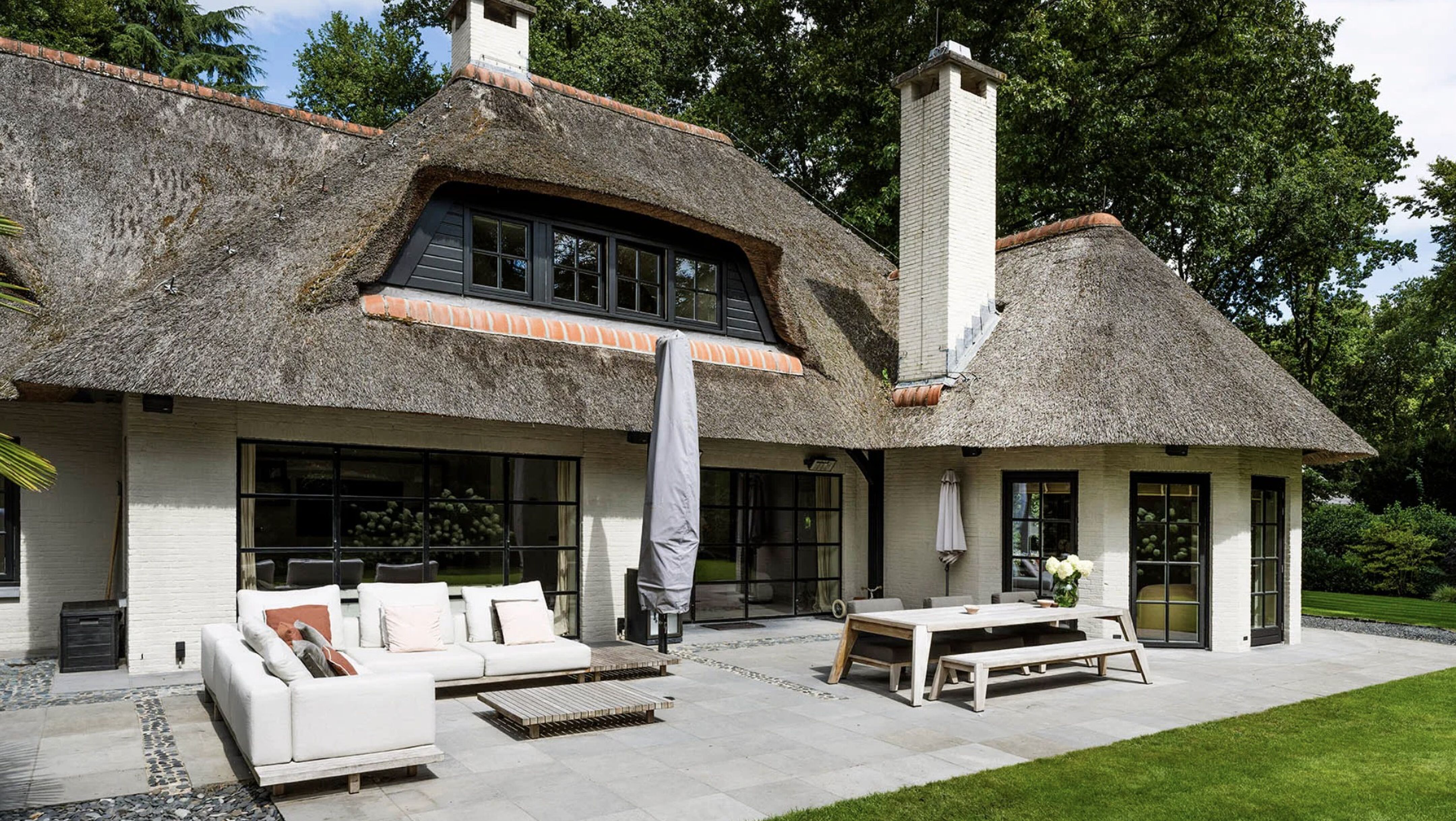 De villa van Rendi Aditia in het Gooi