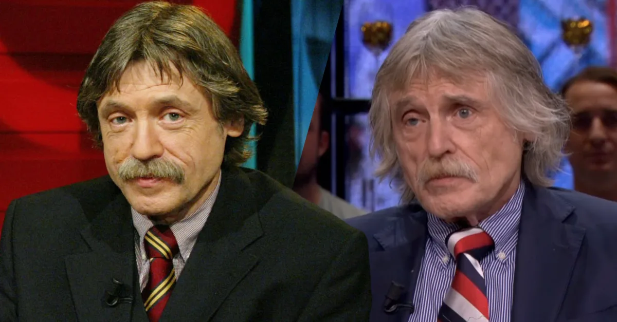Waarom Johan Derksen al sinds jaar en dag een stropdas draagt bij Vandaag Inside