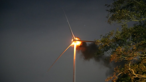 Brand in windmolen in Overijsselse Nieuwleusen onder controle