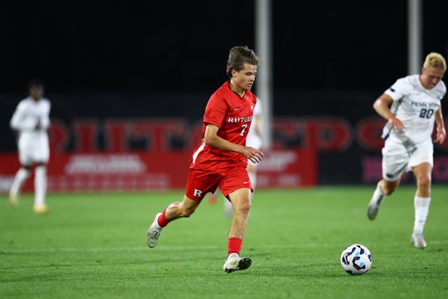 Timo Jansen in actie tegen Penn State University.