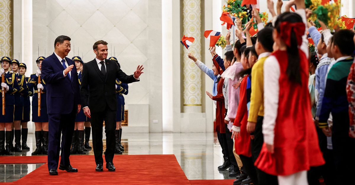 Macron poogt Xi te overtuigen een grotere rol te spelen in beëindigen oorlog Oekraïne