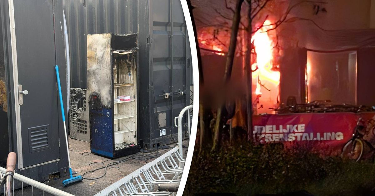 Brandweer eet patatje bij Bram Ladage en keert terug om kraam te blussen - Rijnmond