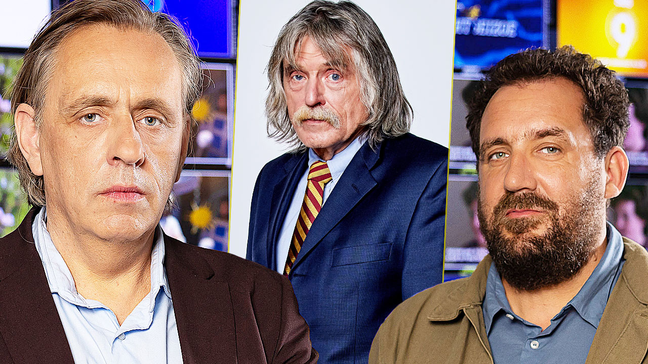 Marcel van Roosmalen, Johan Derksen en Gijs Groenteman