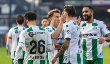 FC Groningen sluit 2025 af met een gelijkspel tegen Go Ahead Eagles