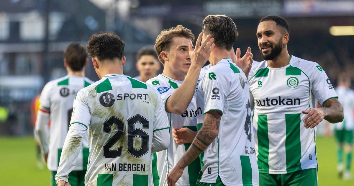 FC Groningen sluit 2025 af met een gelijkspel tegen Go Ahead Eagles