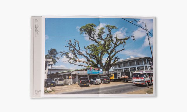 Spread uit ‘De grote boom. Het vergeten verhaal van de boeroes in Suriname’ van Ton Groot Haar. 