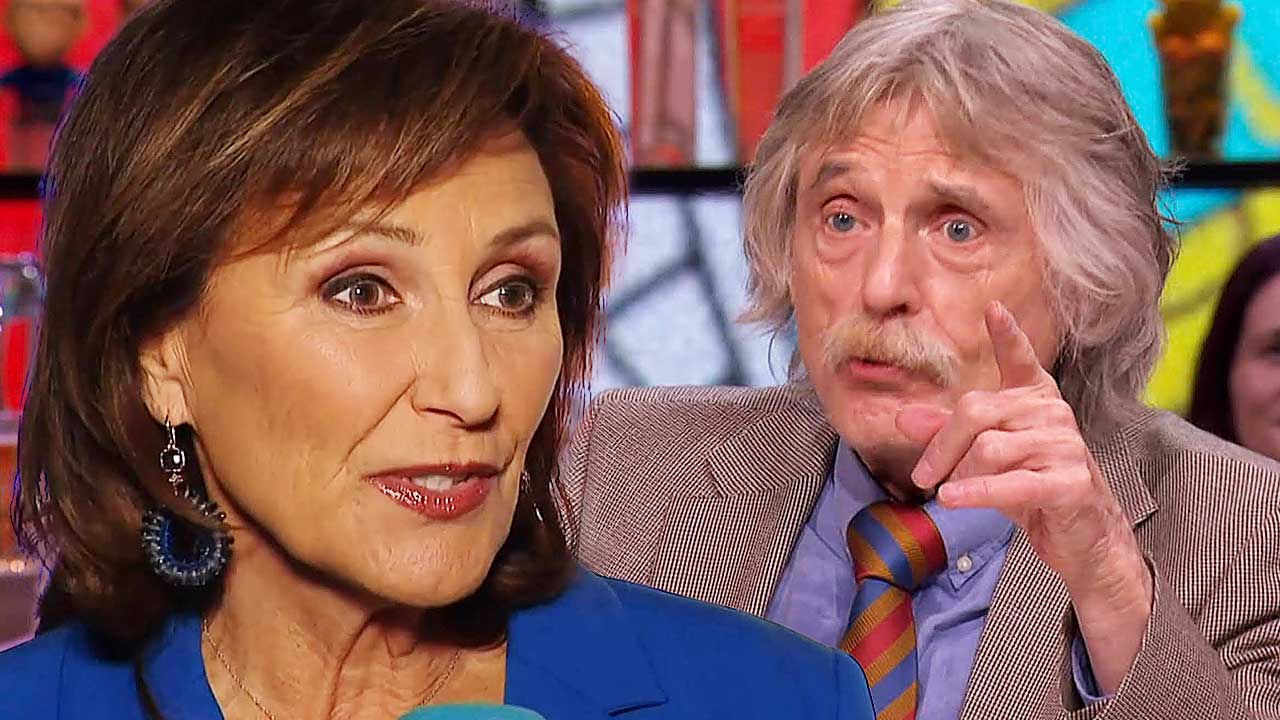 Astrid Joosten en Johan Derksen