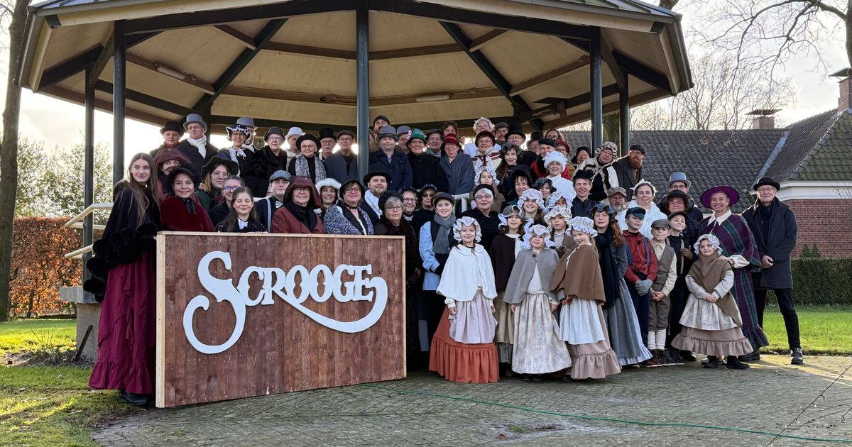 Voor en door het dorp: Gasselte speelt Charles Dickens klassieker Scrooge met een twist
