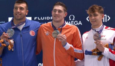 Goud en zilver voor Corbeau op tweede dag EK kortebaanzwemmen