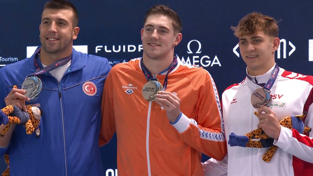 Goud en zilver voor Corbeau op tweede dag EK kortebaanzwemmen