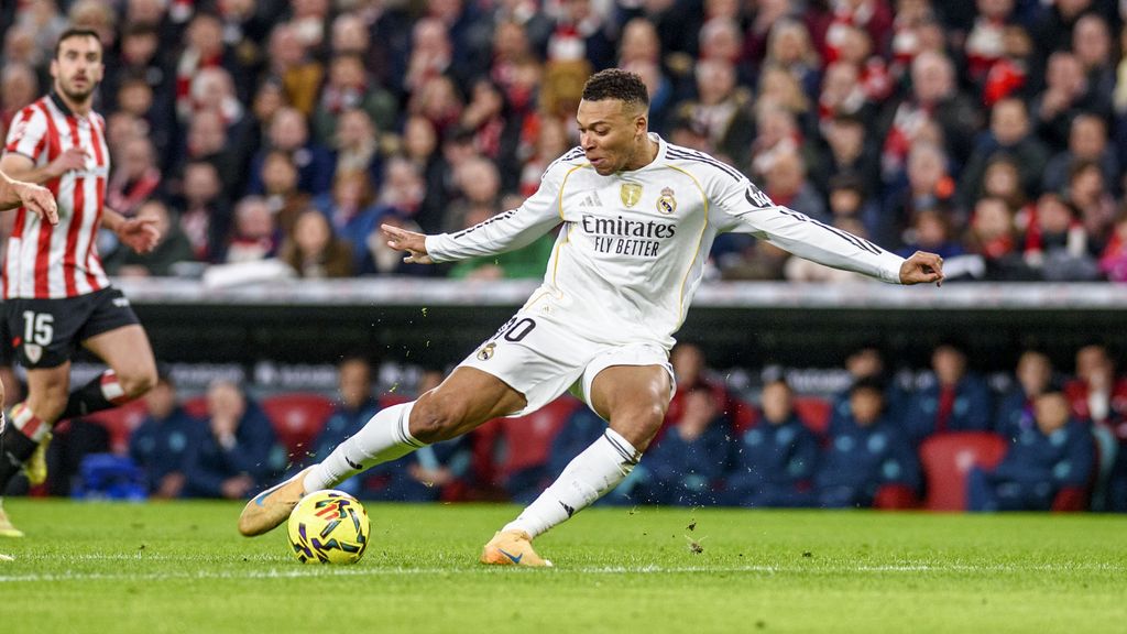 Mbappé wijst Real met twee fraaie goals de weg naar winst bij Athletic