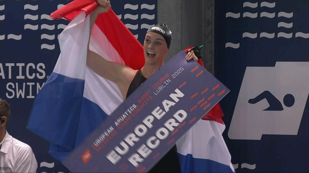Dubbel goud en Europese records voor uitblinkende Steenbergen op EK kortebaan