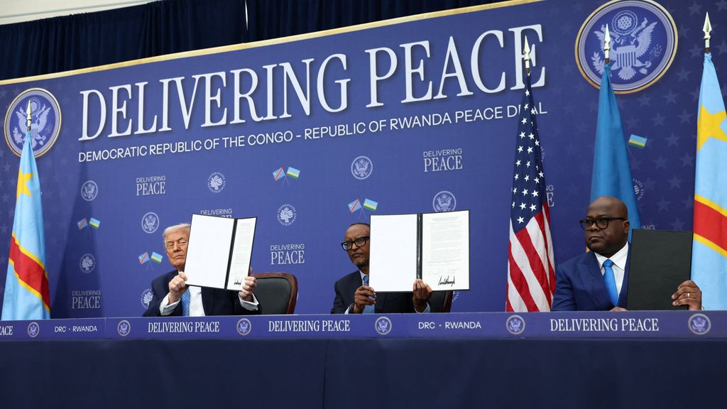 Rwandese en Congolese president bekrachtigen vredesakkoord in Washington