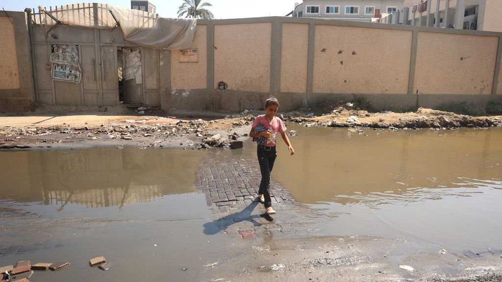 Zorgen over gebrek sanitaire voorzieningen Gaza: 'Dit is geen leven'