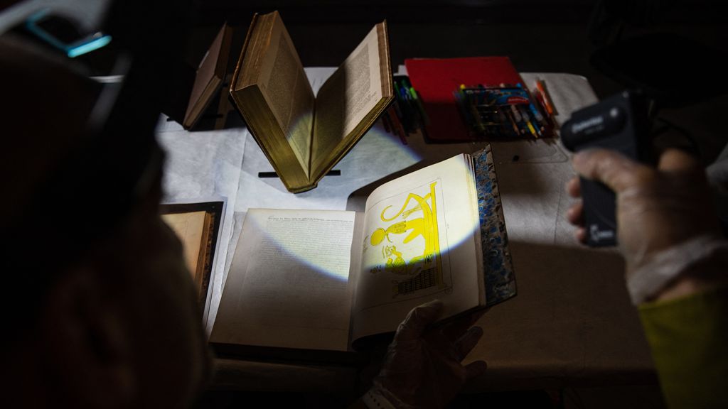 Boeken in Louvre in Parijs beschadigd door lekkage