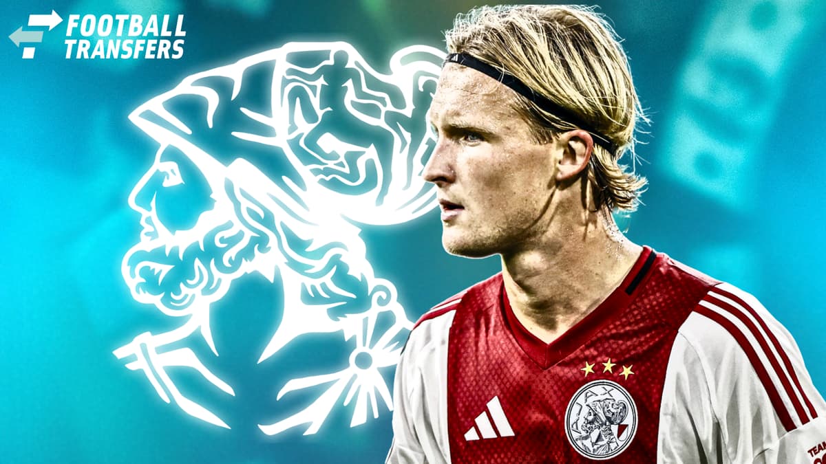 Ajax-terugkeer van Kasper Dolberg live op tv volledig afgebrand