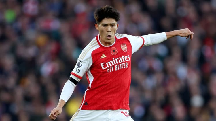 Takehiro Tomiyasu speelde tussen 2021 en 2025 in totaal slechts 84 duels voor Arsenal.
