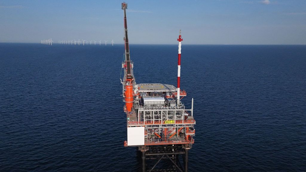 Na lange strijd is gaswinning ten noorden van Schiermonnikoog begonnen