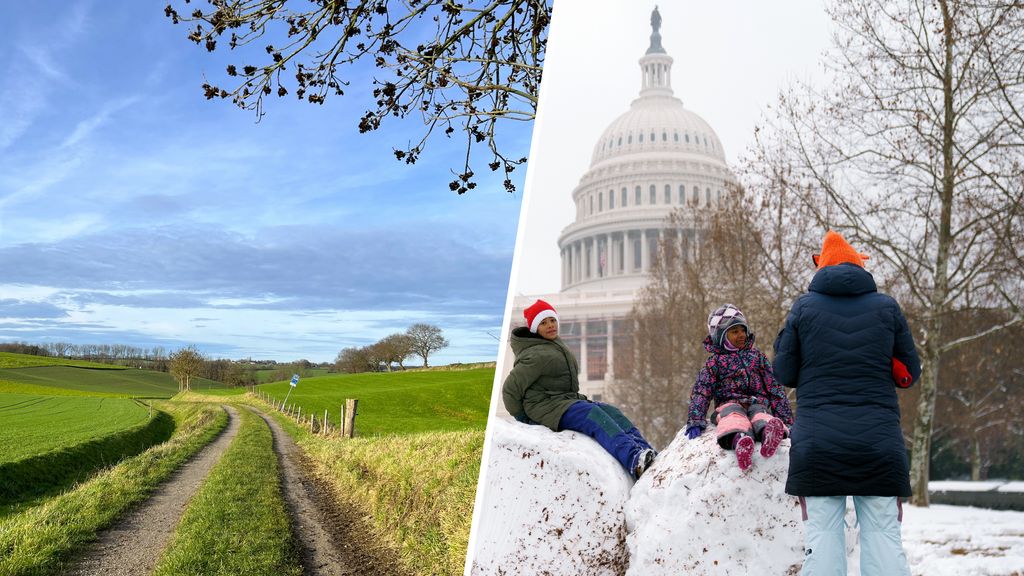 Hier blijft het voorlopig zacht, in de VS is het juist erg koud: waar komt dat door?