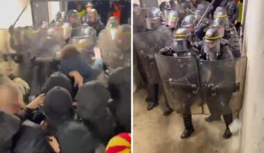 Franse ME gaat Go Ahead Eagles-fans te lijf