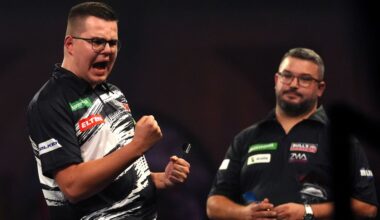 Europees kampioen Van Veen wint voor het eerst partij op WK darts