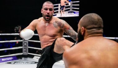 Kickboksers Zimmerman en Plazibat gaan met zes anderen strijden om kampioensriem Verhoeven