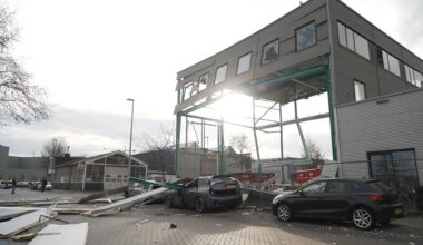 Deel pand ingestort in Schiedam tijdens sloopwerkzaamheden