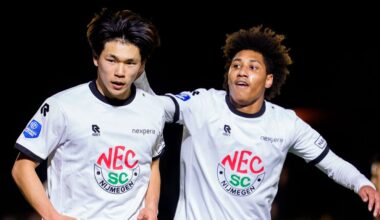 Worstelend NEC en dominant Heracles door naar achtste finales KNVB-beker